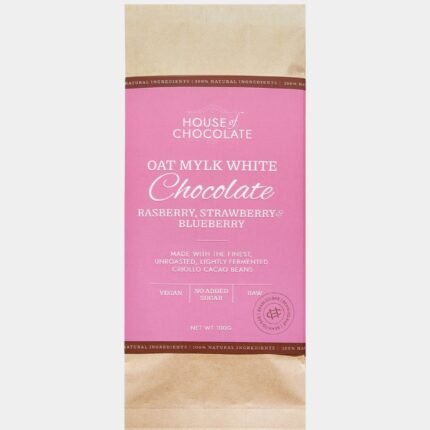 Oat Mylk White Chocolate Raspberry, Strawberry & Blueberry